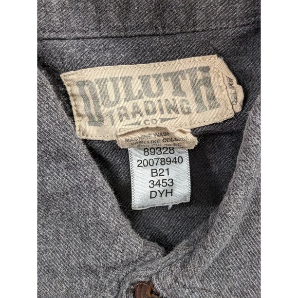Duluth Trading Flannel Shirt Men Rugged Workwear Lumberjack Free Swingin 89328 - Picture 2 of 16